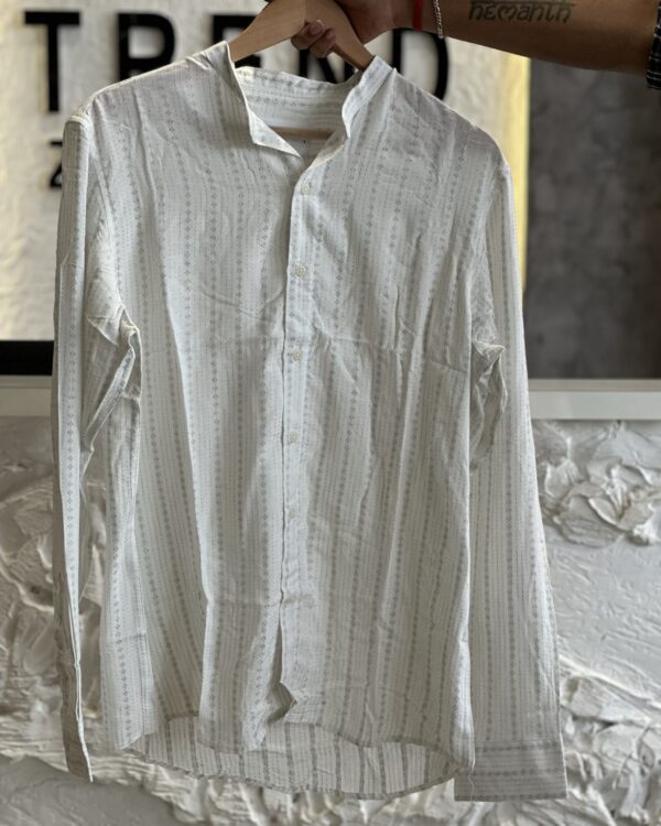 MANDARIN COLLAR SHIRTS