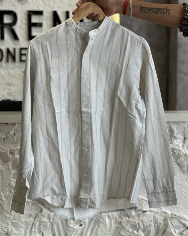 MANDARIN COLLAR SHIRTS