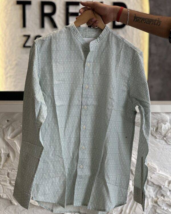 MANDARIN COLLAR SHIRTS
