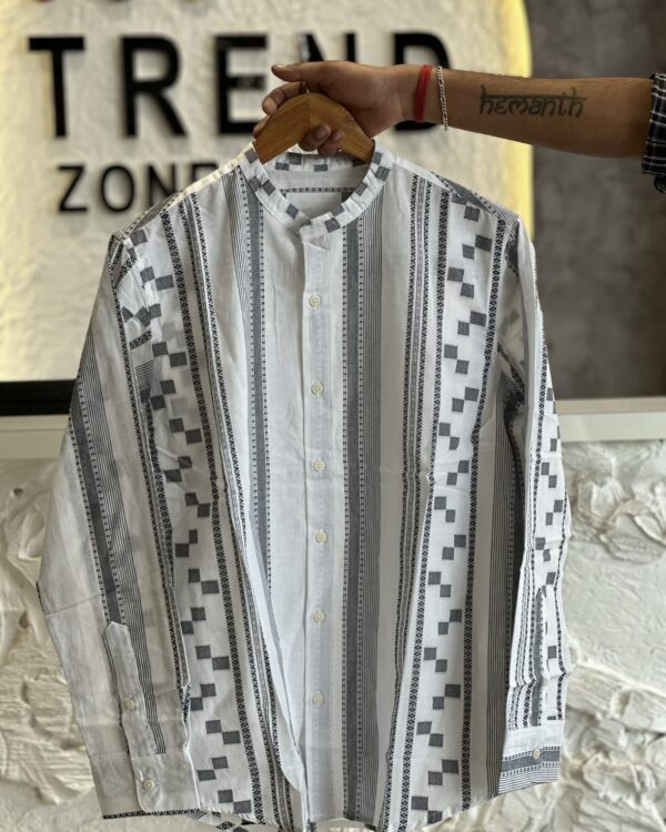 MANDARIN COLLAR SHIRTS