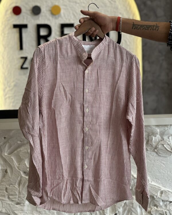 MANDARIN COLLAR SHIRTS