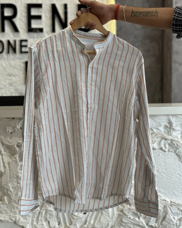 MANDARIN COLLAR SHIRTS