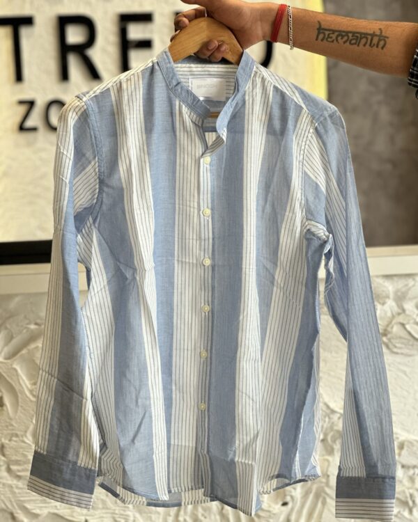 MANDARIN COLLAR SHIRTS