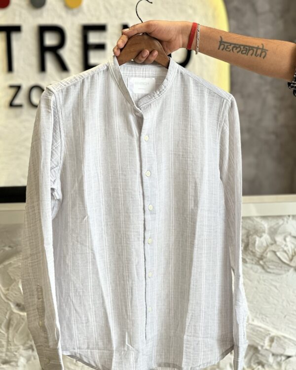 MANDARIN COLLAR SHIRTS