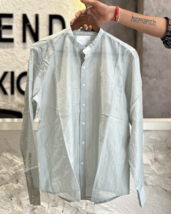 MANDARIN COLLAR SHIRTS