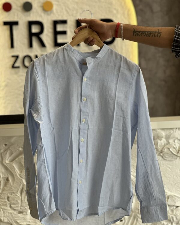 MANDARIN COLLAR SHIRTS
