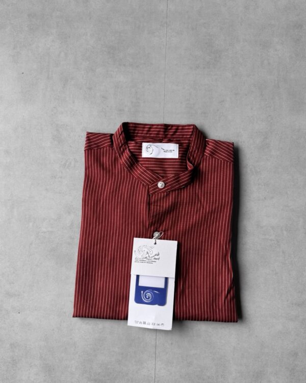 MANDARIN STRIPE SHIRTS