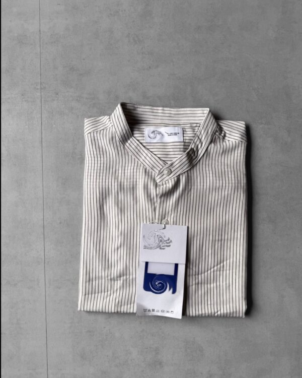 MANDARIN STRIPE SHIRTS