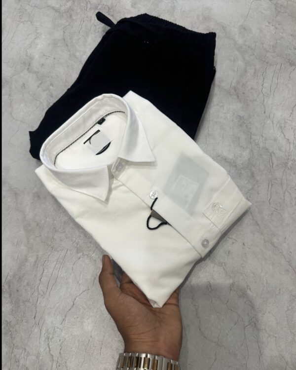 PLAIN SHIRTS(WHITE)