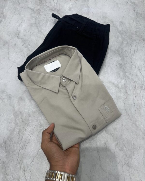 PLAIN SHIRTS(GREY)