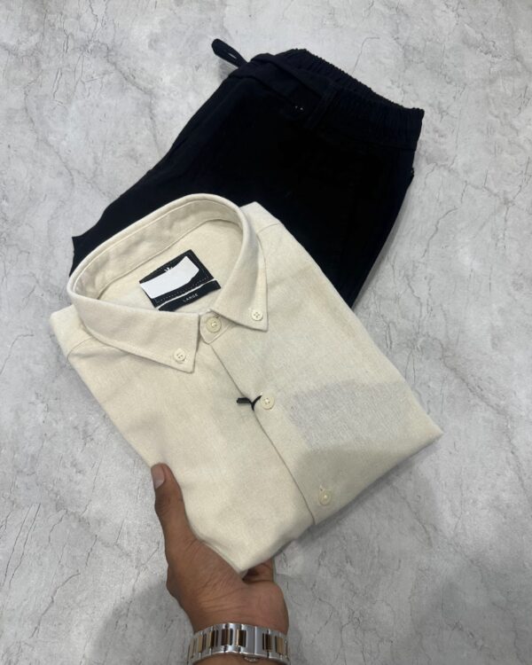 LINEN SHIRTS(CREAM)