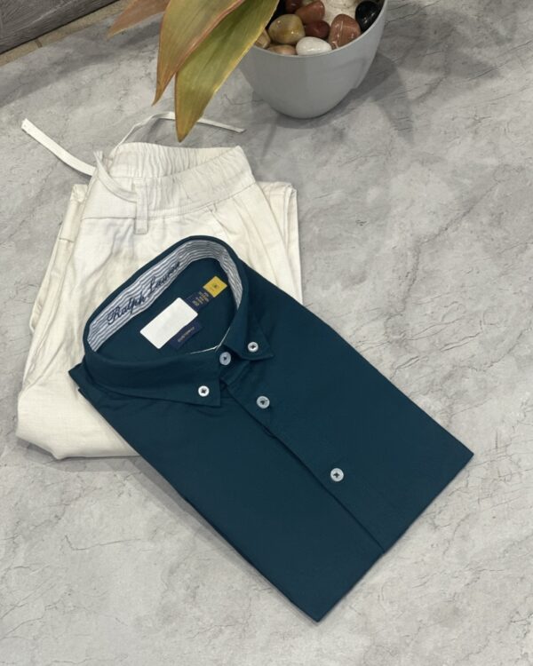 PLAI SHIRTS(TEAL)