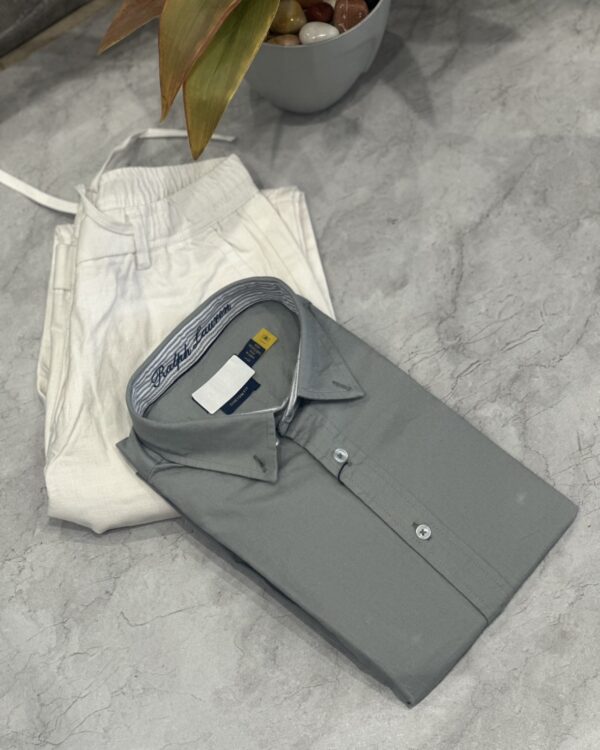 PLAIN SHIRTS(GREY)