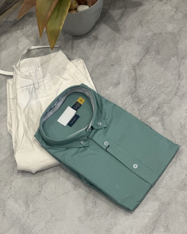 PLAIN SHIRTS(PISTA GREEN)
