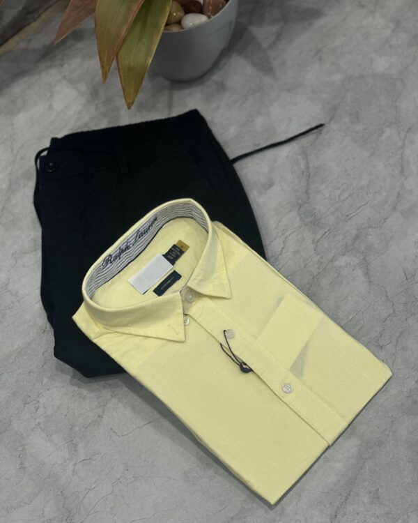 PLAIN SHIRTS(YELLOW)