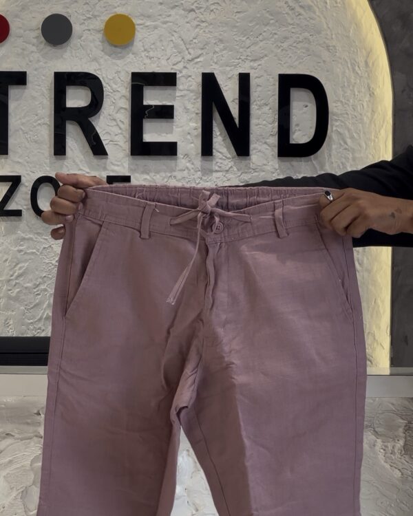 LINEN SHORTS(LAVENDER)