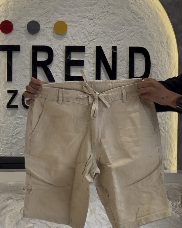 LINEN SHORTS(BEIGE)