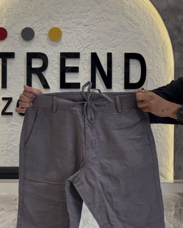 LINEN SHORTS(GREY)