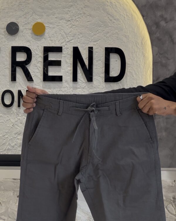LINEN SHORTS(GREY)