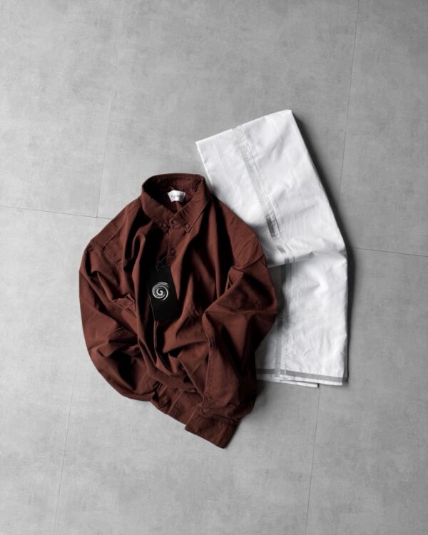 PLAIN SHIRTS(RUST BROWN)
