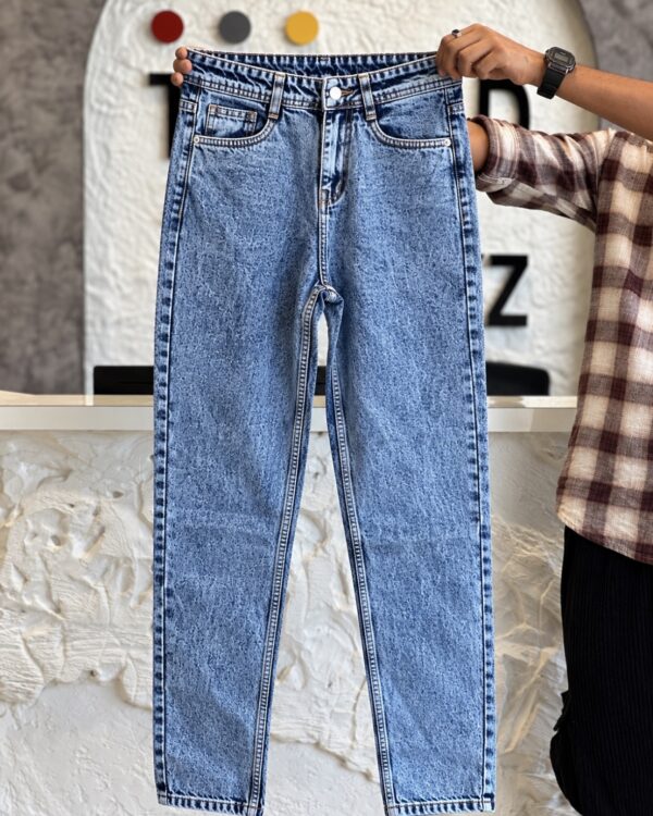 MOM FIT PANTS(JEAN BLUE)
