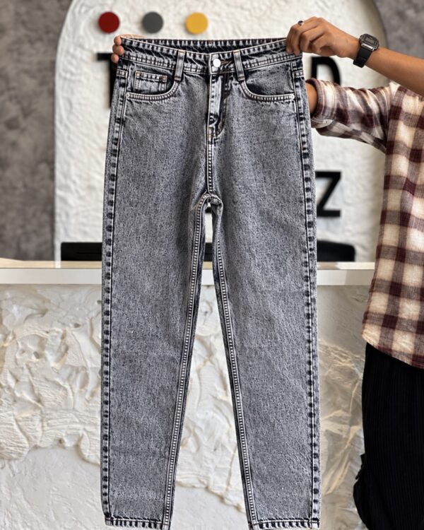 MOM FIT PANTS(ASH)