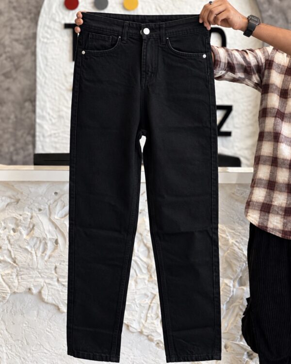 MOM FIT PANTS(BLACK)