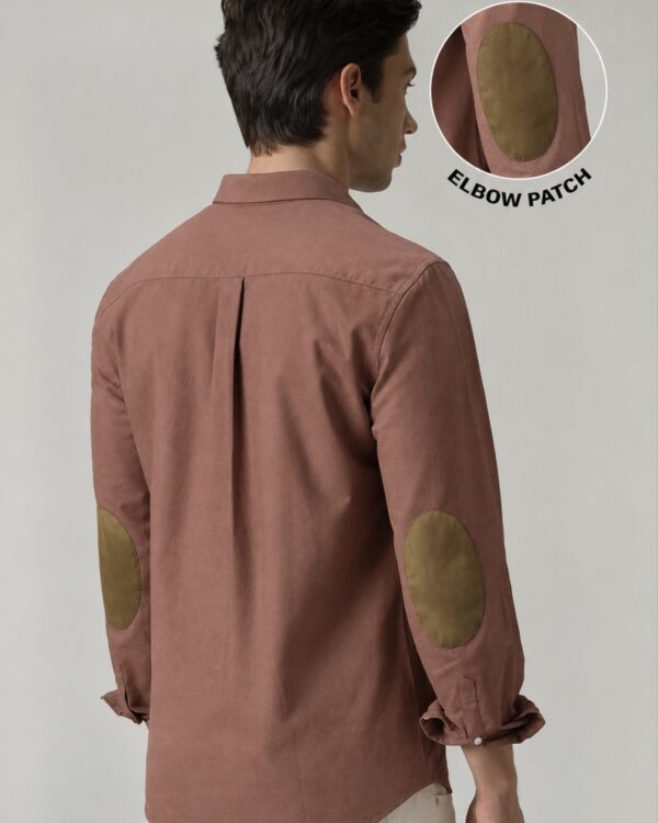 ELBOW PATCH SHIRTS(ONION PINK)
