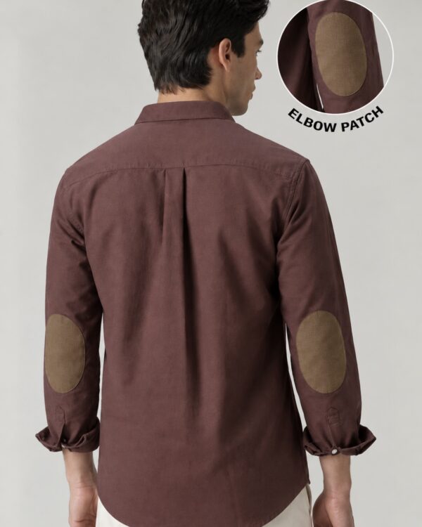 ELBOW PATCH SHIRTS(MUD BROWN)