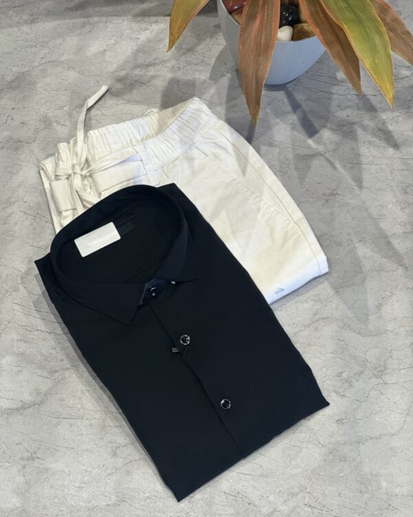 PLAIN SHIRTS(NAVY BLUE)