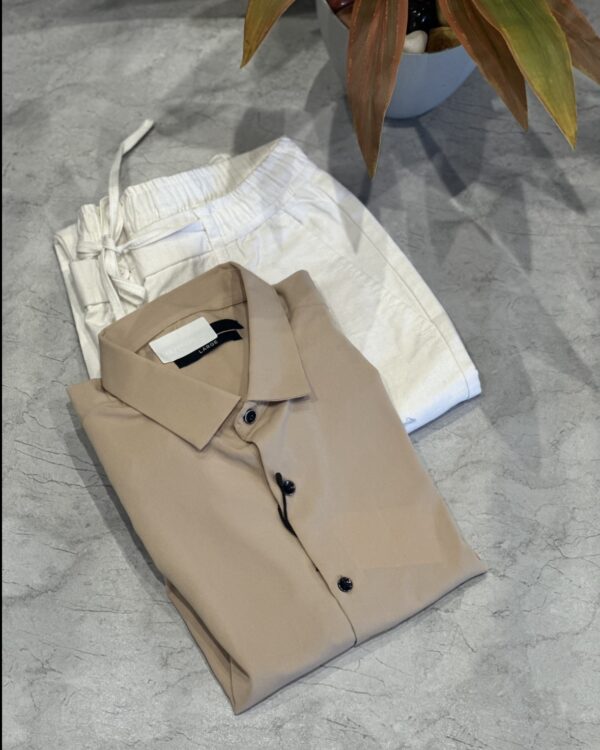 PLAIN SHIRTS(BEIGE)