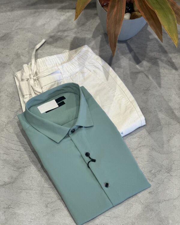 PLAIN SHIRTS(MINT GREEN)