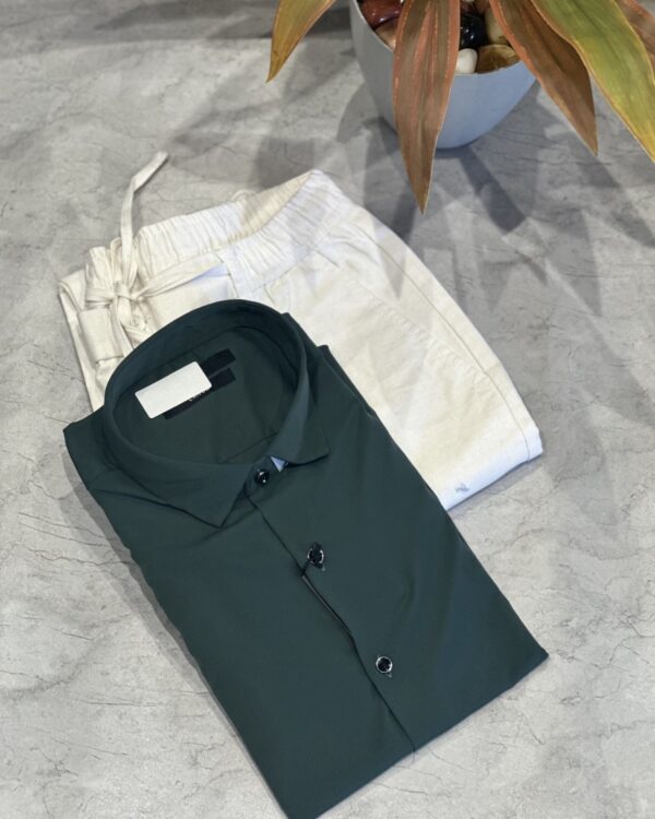 PLAIN SHIRTS(TEAL)