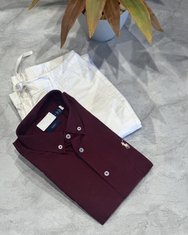 PLAIN SHIRTS(MAROON)