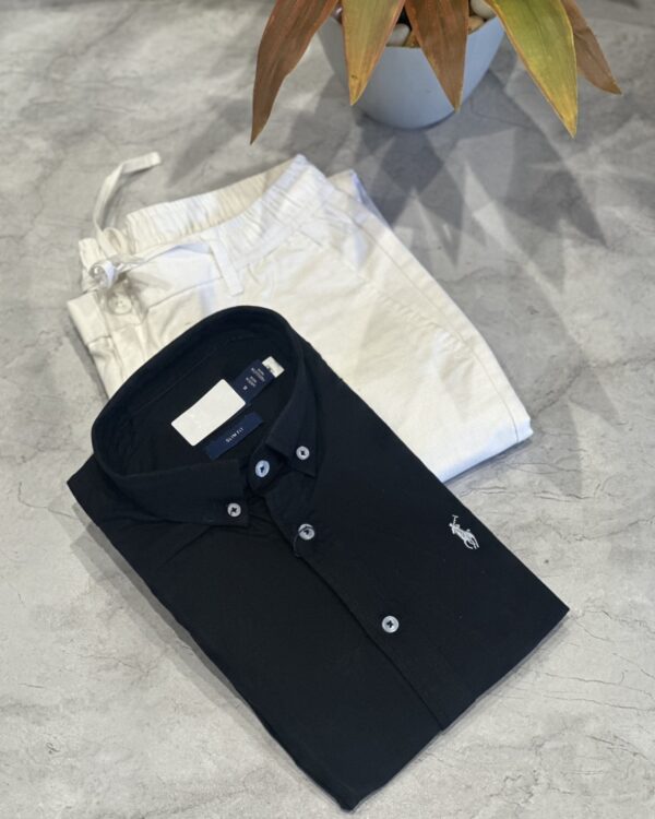 PLAIN SHIRTS(NAVY BLUE)