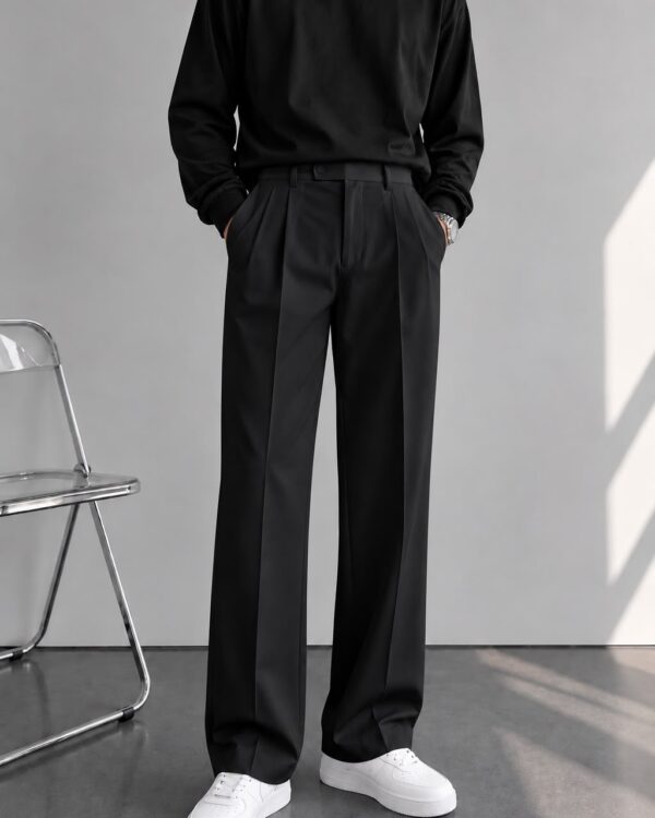 KOREAN TROUSERS(BLACK)