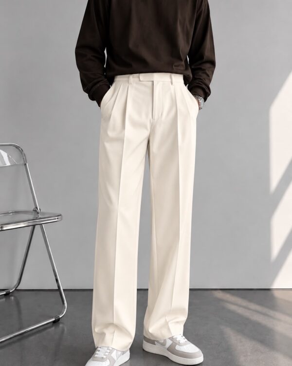KOREAN TROUSERS(CREAM)