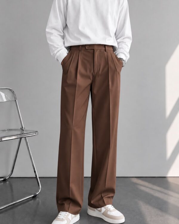 KOREAN TROUSER(CHOCO BROWN)