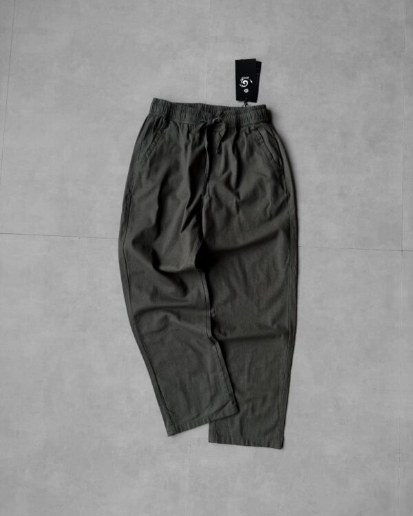 LINEN BAGGY(DARK GREEN)