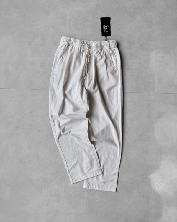 LINEN BAGGY(HALF WHITE)