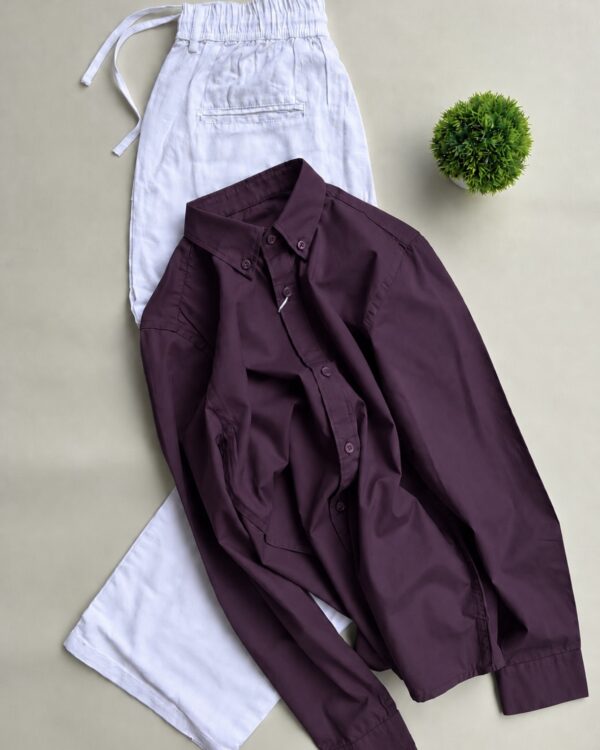 PLAIN SHIRTS(VIOLET)
