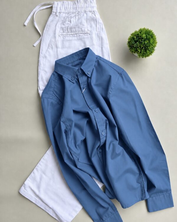 PLAIN SHIRTS(BLUE)