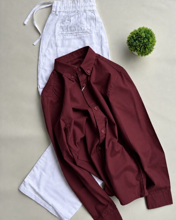PLAIN SHIRTS(RED)