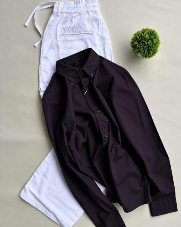 PLAIN SHIRTS(DARK PURPLE)