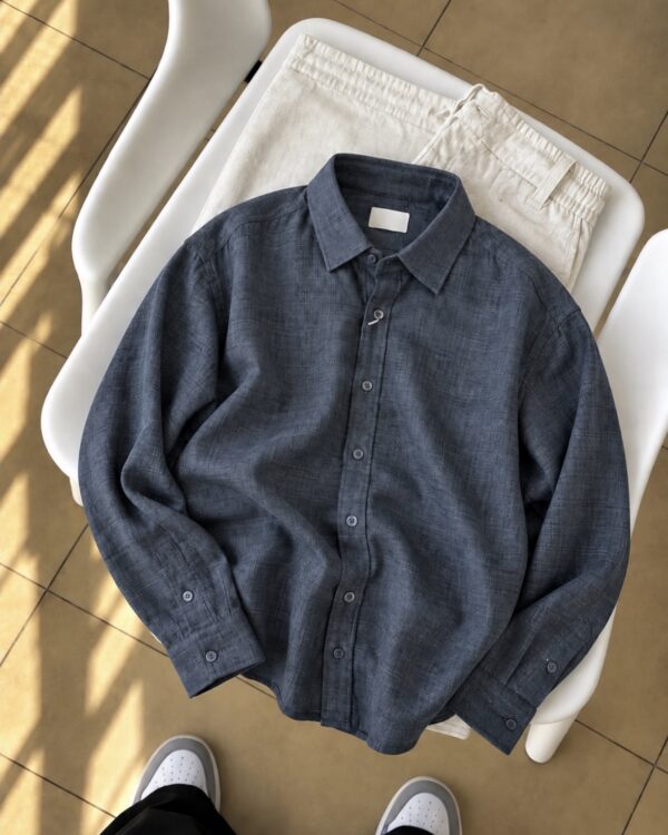LINEN SHIRTS(GREY)